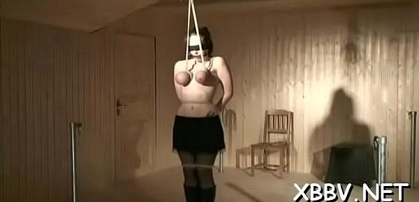  Perverted fetish play leads to naughty tit punishment xxx moments